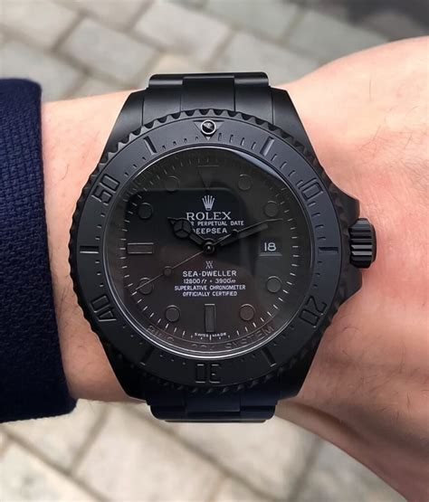 rolex watch black colour|all black Rolex for sale.